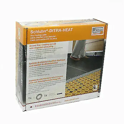 Schluter Systems DITRA HEAT E HK electric radiant floor heating Cables 120V 240V