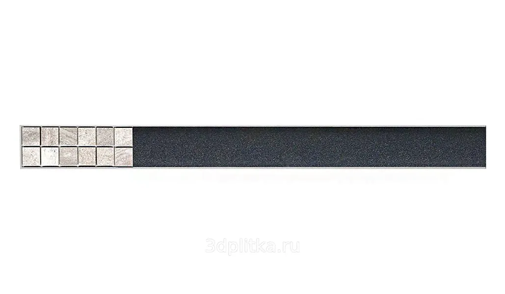Декоративная решетка AlcaPlast Floor 30 Хром