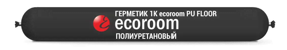 Ecoroom Герметик 1К PU Floor полуретановый серый (600 мл)