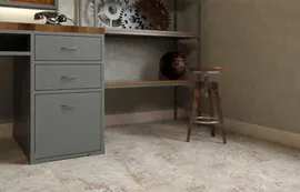 Каменный SPC ламинат Stone Floor Травертин Бежевый