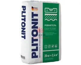 PLITONIT Easy Floor ровнитель быстротвердеющий, самовыравнивающийся 20 кг