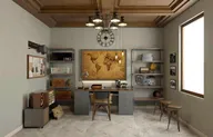Каменный SPC ламинат Stone Floor Травертин Бежевый