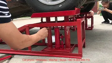 How to use hydraulic car service ramps,  USD30 per piece.