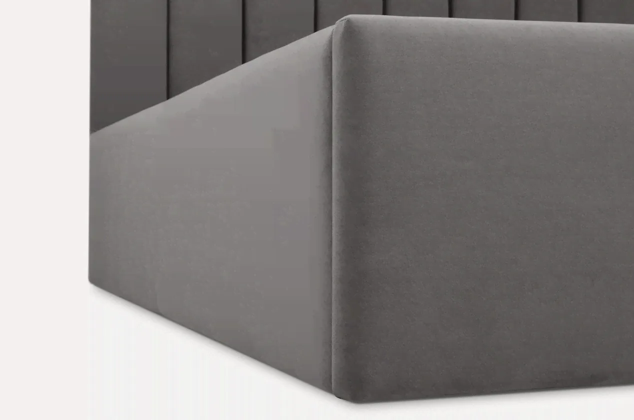Кровать Вега-Floor 160 Velvet Grey