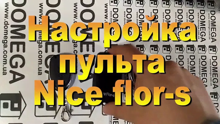 Программирование пульта Nice Flor-s. Способ  - Дистанционный .