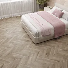 Кварцвиниловый SPC ламинат Alpine Floor Chevron Alpine Дуб Натуральный Отбеленный ECO 18-3 французская елка 600×127×5