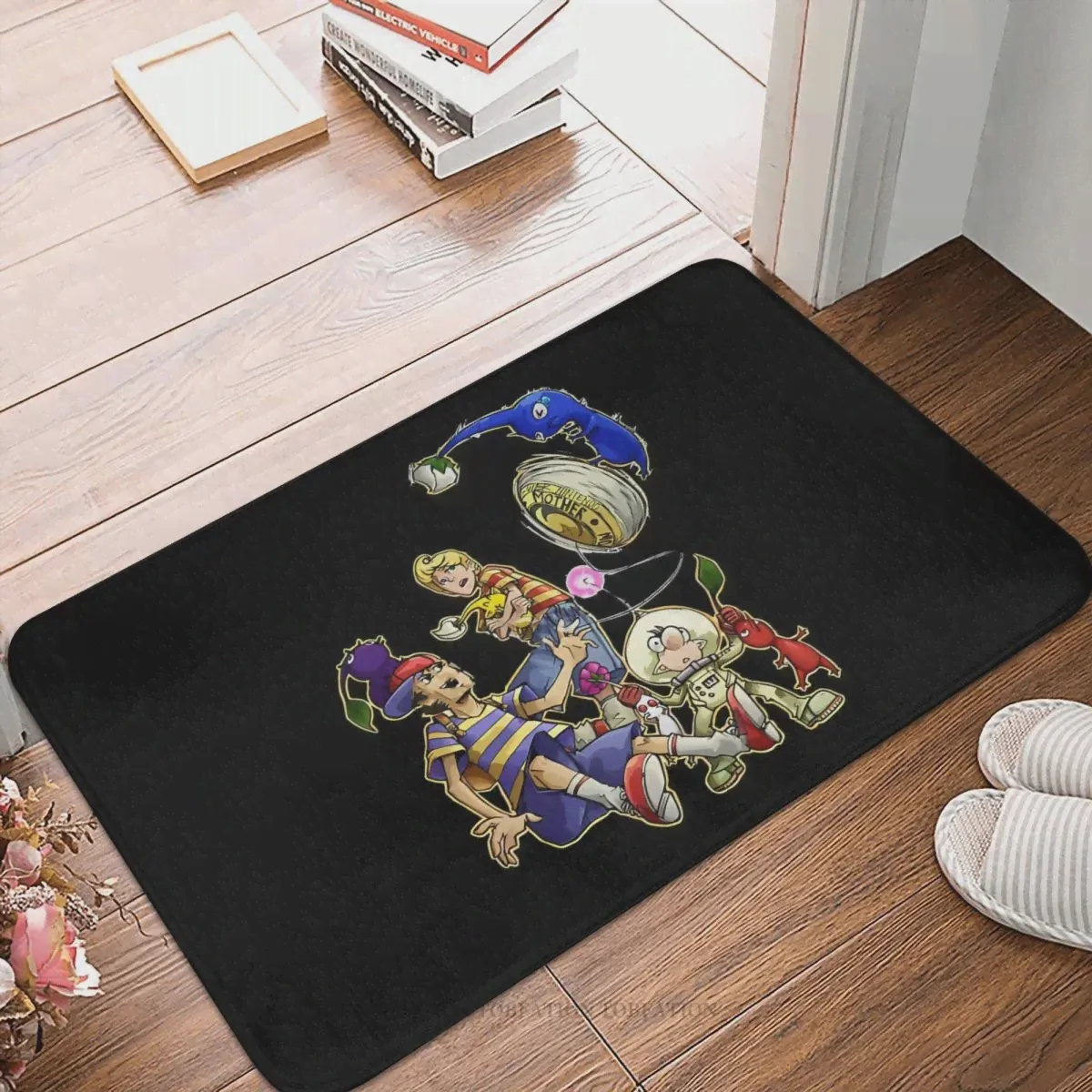 Три нескользящих коврика для кухни Pikmin 4 Happy Floor Carpet Welcome Rug Home Decor