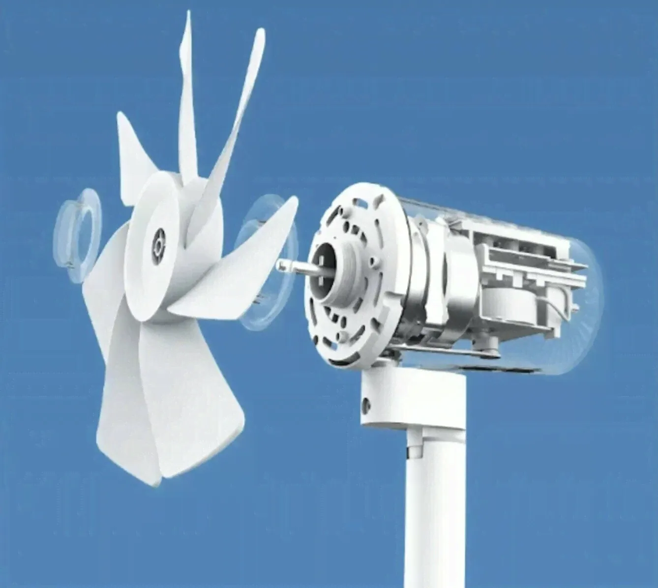 El Fresco Напольный вентилятор Xiaomi Mijia Floor Fan (JLLDS01DM), белый вентиляторы-1
