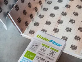 Подложка под напольное покрытие Under Floor Silver Line подложка толщина 1.5 мм 6.25 м²