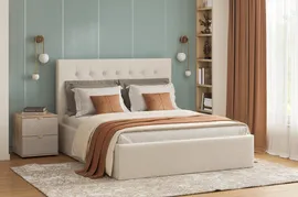 Кровать Раверти-Floor 160 Bucle White