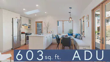 603 sq ft 1 bed/1bath Accessory Dwelling Unit - Addison (ADU Floor Plan)