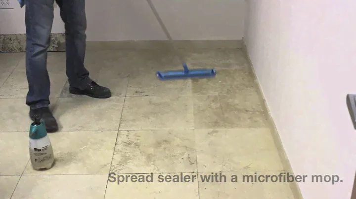 Как загерметизировать полы из травертина с помощью Stone Pro Porous Pro Sealer