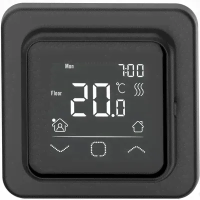 Терморегулятор сенсорный программируемый Ergert FLOOR CONTROL 360 black
