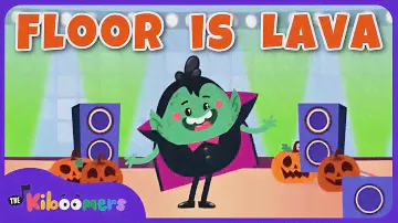 Halloween Floor is Lava - THE KIBOOMERS Preschool Songs - Freeze Dance