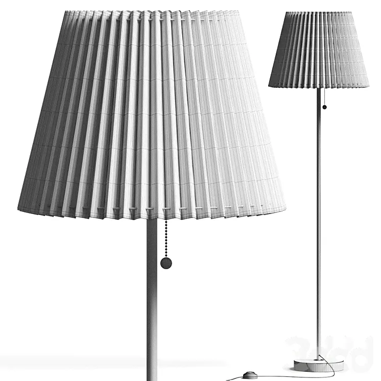 Mitzi Demi Floor Lamp - Торшеры - 3D модель-0