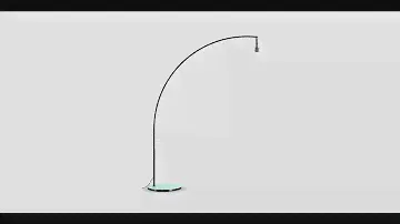 SKAFTET Floor lamp base, arched | Store | 3DModel