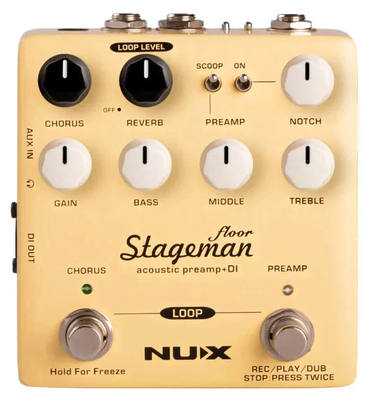 Гитарный предусилитель NUX NAP-5 Stageman Floor для акустической гитары