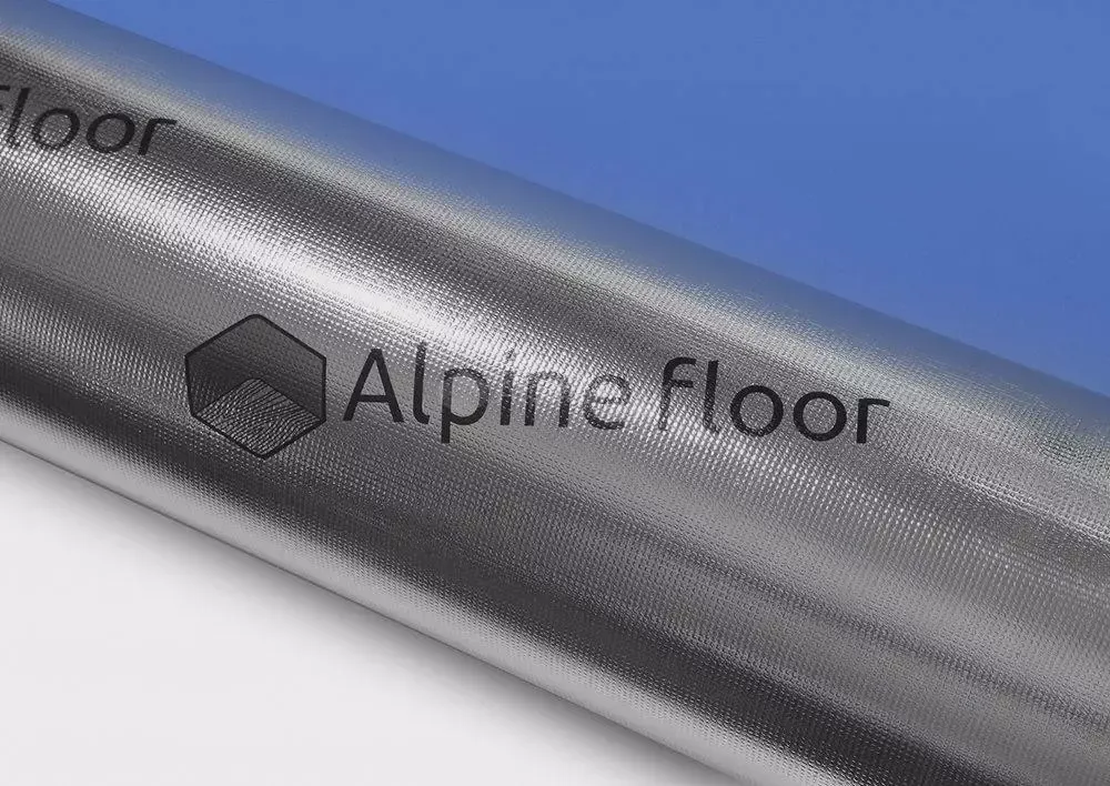 Подложка Alpine Floor Silver Foil Blue EVA для SPC (1,5 мм)-1