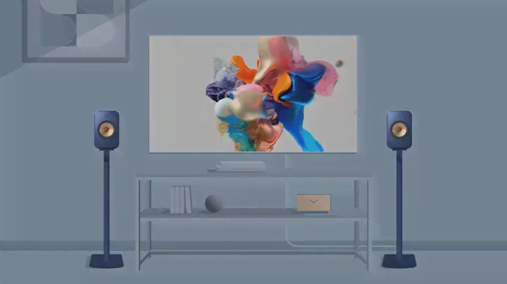 KEF LSX II - Simple Home Cinema Setup with TV