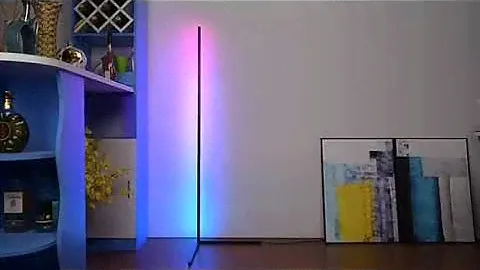 Corner Floor Lamp, Corner Light, RGB Color Changing Led Floor Lamp