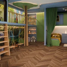 Кварц-винил (ПВХ плитка) Damy Floor Chevron DF07-Ch Шайо