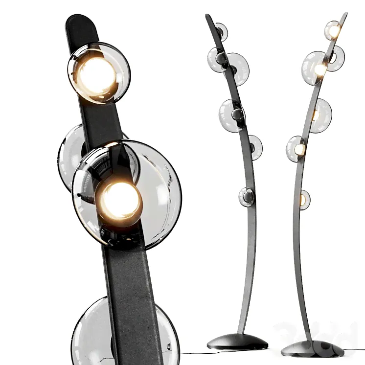 Bomma Dew Drops Floor Lamp - Торшеры - 3D модель-0