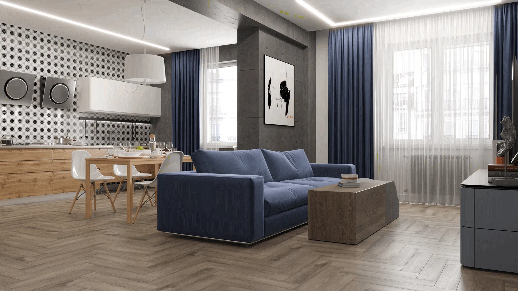 Кварц-винил Alpine Floor Parquet Premium
