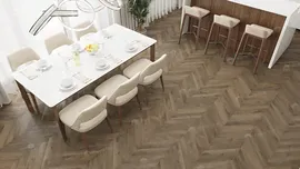 Виниловый ламинат Alpine Floor Chevron Alpine LVT ECO 20-4 Дуб Насыщенный