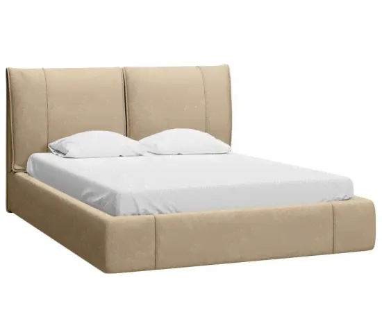 Кровать Вайлор Floor 160 Velvet Beige, цвет бежевый divan-185907