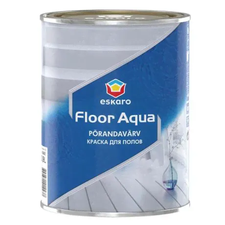 краска акриловая д/пола ESKARO Floor Aqua А 0,9л, арт.4740381014437-0