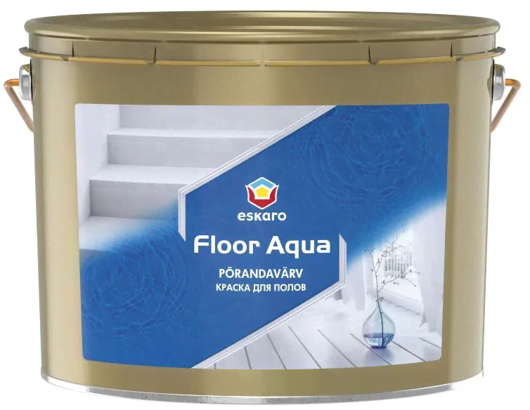 Краска для деревянных и бетонных полов Eskaro Floor Aqua База А 9л