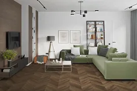 SPC ламинат Damy Floor Chevron Французкая елка Шайо DF07-Ch