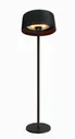 Уличный электрический обогреватель Hugett Floor Black 1821/B