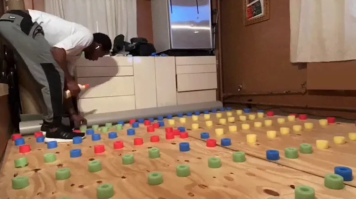 Christopher Charles McDaniel's DIY Sprung Dance Floor At Home