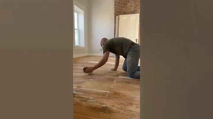 Prepping floors before staining – cleaning with mineral spirits
