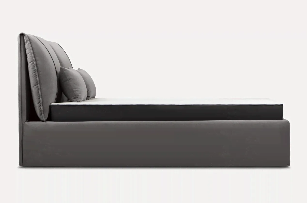 Кровать Вайлор-Floor 180 Velvet Grey