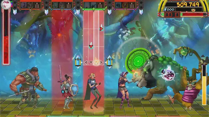 The Metronomicon: Slay the Dance Floor.  Samurai - Dificil.