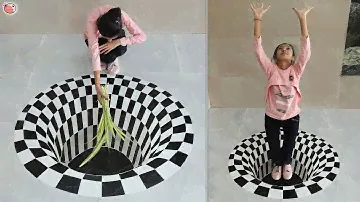 Great technique in construction - 3D tiles Design - hacks #diy #technique #3d #tiles