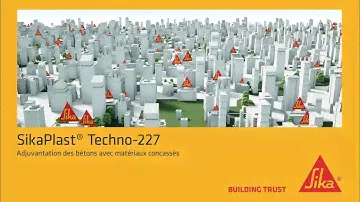 SikaPlast® Techno 227 : plastifiant pour bétons à base de granulats concassés