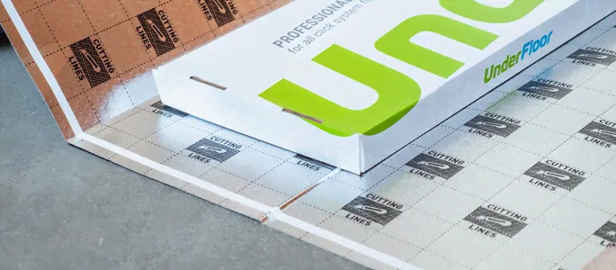 Fine Floor Профессиональная подложка для замковых напольных покрытий UnderFloor Silver Line